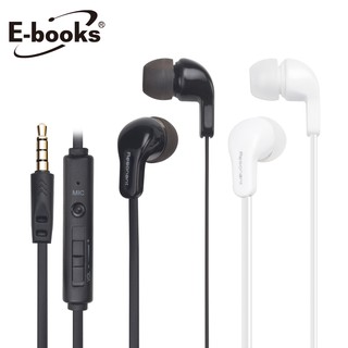 E-books S76 經典款音控接聽入耳式耳機【諾貝爾網路商城】