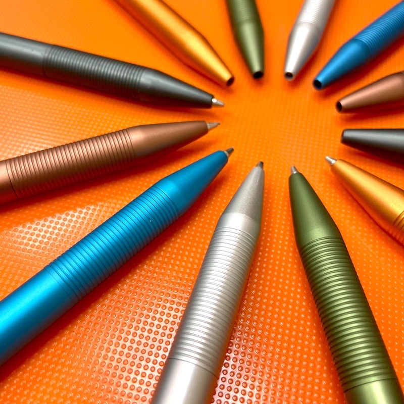 Piquadro義大利精品 限量 極簡時尚設計 鋁合金陽極原子筆