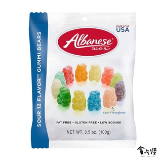 【美國艾爾巴】 12種酸爆小熊軟糖 100g(有效期限:2024.09.06) 現貨 即期品