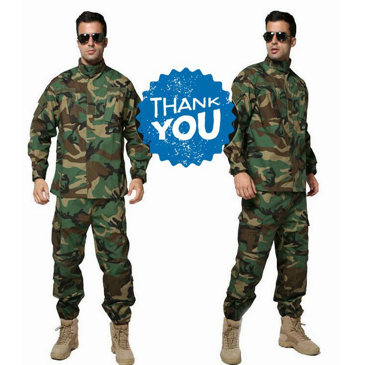 Fool 美軍特戰版bdu 三代戰鬥服迷彩服軍服叢林迷彩生存遊戲套服40腰大尺碼 蝦皮購物