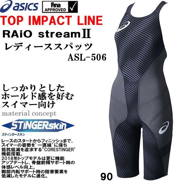 &lt;&lt;日本平行輸入&gt;&gt;ASICS ASL506 RAIO FINA認證 比賽泳衣