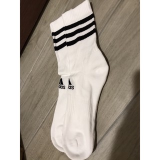 愛迪達 adidas 長襪 白襪 小腿襪