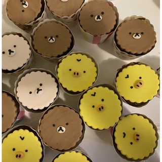 寇比造型蛋糕 拉拉熊 懶懶熊 小雞 杯子蛋糕
