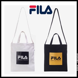 ［全新韓國正品］ FILA Unisex Tote Bag文青手提袋 肩揹包 側揹包 斜揹包 白 FS3BCB5328X