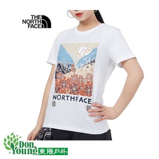 【THE NORTH FACE】北臉春夏新款女生舒適戶外休閒T恤 4UBH