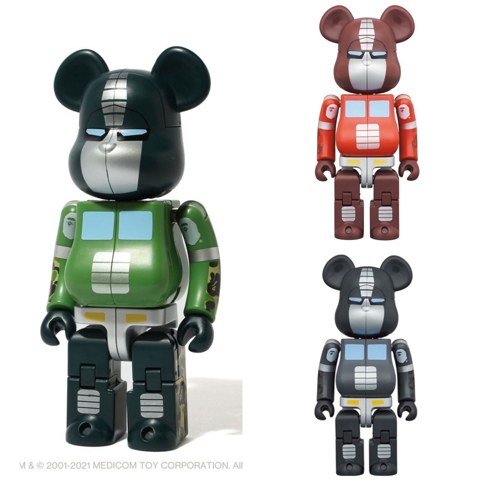 ☆AirRoom☆【現貨】BAPE AEP BE@RBRICK TRANSFORMERS 200% 庫柏力克 變形金剛