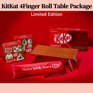 Kitkat 限量版捲桌 + 巧克力巧克力 + Frutips + 簽名紅色小袋 + 可移動貼紙