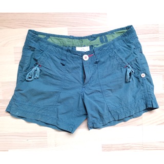 夏日風短褲 復古藍色 仿舊沙灘褲 美國購買 休閒短褲