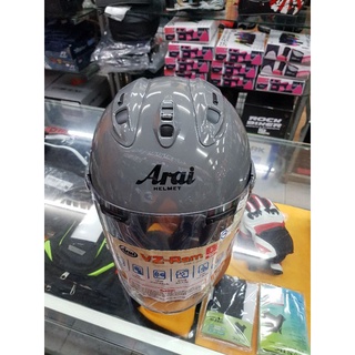 ARAI VZ-RAM 精典水泥灰素色半罩式安全帽，現貨中