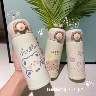 Snoopy不鏽鋼保溫杯ins簡約 史努比 水杯 保溫杯 查理 杯套 學生 斜挎 可愛卡通水壺 交換禮物 便攜 冷飲杯