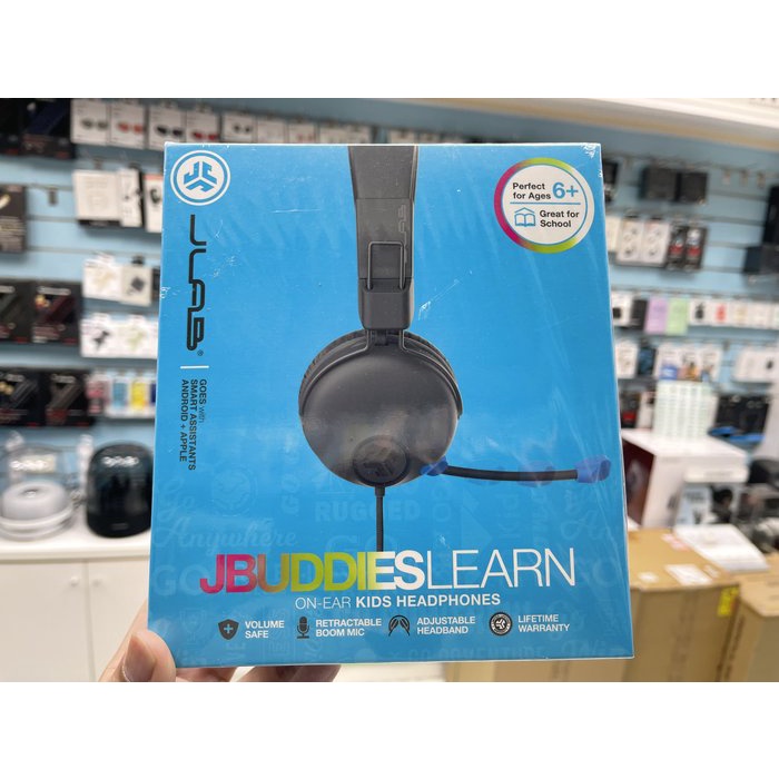 禾豐音響 JLab JBuddies Learn 有線 有麥克風 耳罩式兒童耳機 視訊上課 保護聽力