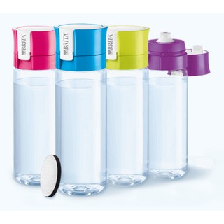 【清淨淨水店】新款 德國 BRITA Fill&Go 0.6L 隨身濾水瓶 濾水壺 內贈專用提帶紫色現貨供應629元