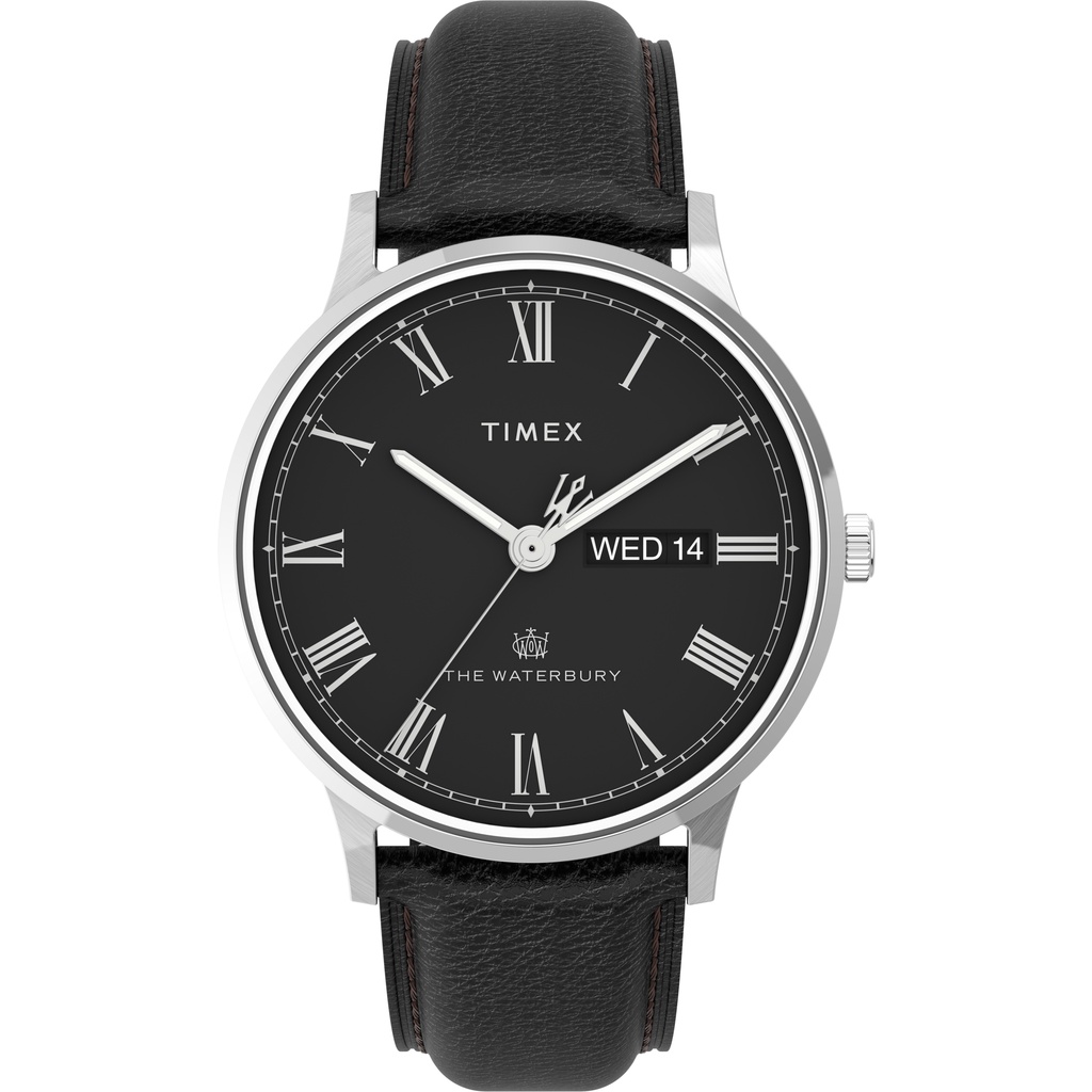 【TIMEX】天美時Waterbury系列經典手錶  (黑 TXTW2U88600)