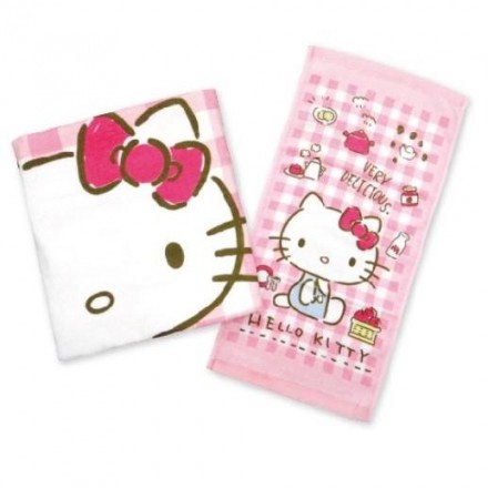 【三麗鷗Hello Kitty】兒童 料理 童巾 毛巾 透氣 吸水 純棉 洗臉 親膚