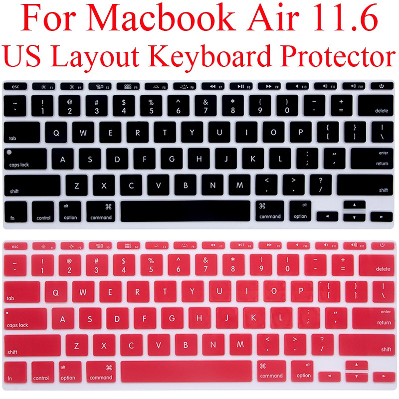 適用於 Macbook Air 11 11.6 A1370 A1465 鍵盤保護膜的矽膠鍵盤保護套