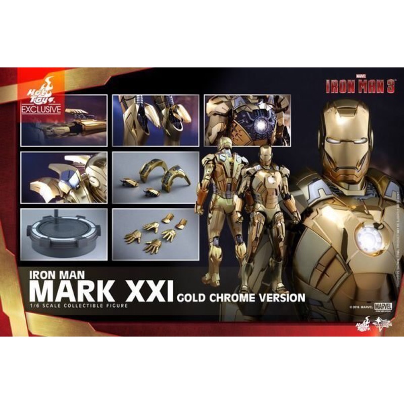 全新未拆 Hot toys mms341 mk21 上海迪士尼 電鍍 限定 鋼鐵人 復仇者聯盟 非 美國隊長 雷神索爾