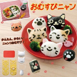 日本Arnest 可愛🐱貓咪🍙飯糰🍣模型 海苔 便當 壽司