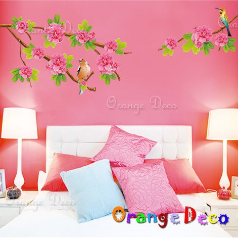 【橘果設計】浪漫滿屋 壁貼 牆貼 壁紙 DIY組合裝飾佈置