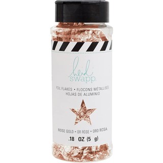 Heidi Swapp Foil Flakes 玫瑰金色 Rose Gold 5 g 金箔碎片 (美術工藝專用材料)