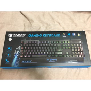 SADES 賽德斯RGB鍵盤 狼刃甲菁英版 #電腦鍵盤#RGB鍵盤