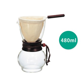 HARIO 法蘭濾布咖啡壺480ml／DPW-3