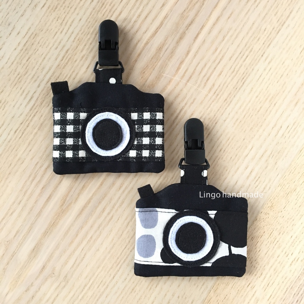 Lingo手作 相機造型 平安符袋 悠遊卡夾 悠遊卡套 證件卡套 卡套
