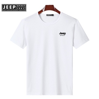 JEEP SPIRIT 1941 ESTD新款夏季男士短袖T恤純棉T恤上衣潮流半袖男裝