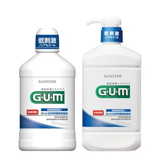 現貨!!GUM牙周護理潔齒液 漱口水 /無酒精 960ml/500ml