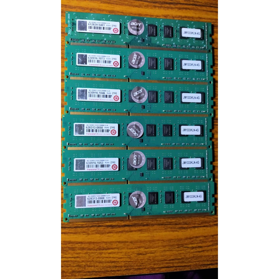 二手良品 記憶體 DDR3 4G 2G創見 威剛  金士頓 各家廠牌 記憶體 桌上型專用