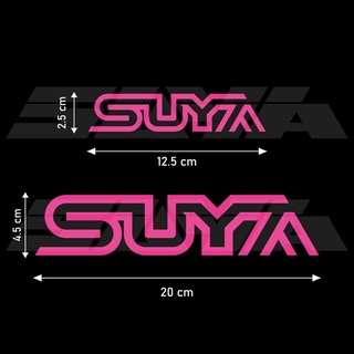 速霸陸 SUYA 舒壓 SUBARU 防水車貼 (白/桃紅/反光）