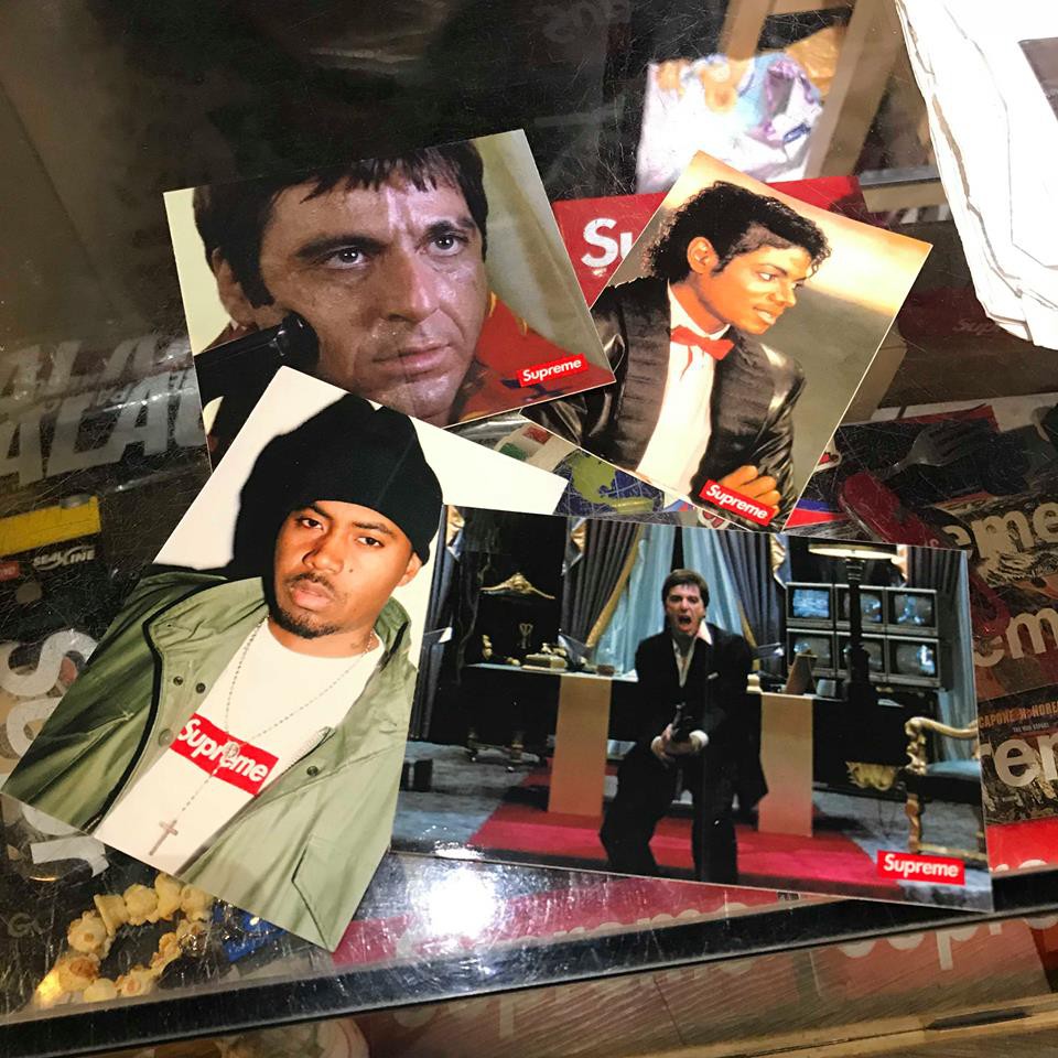 SUPREME Scarface Friend/Nas stickers/Michael jackson 人物貼紙