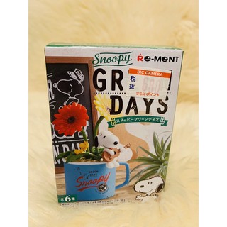 【糖糖通販舖】全新現貨/日本帶回/史努比 Green Days 盒玩/單售/Peanuts Re-ment/snoopy