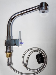 V15 方型-..廚房抬面伸縮冷熱混合水龍頭.