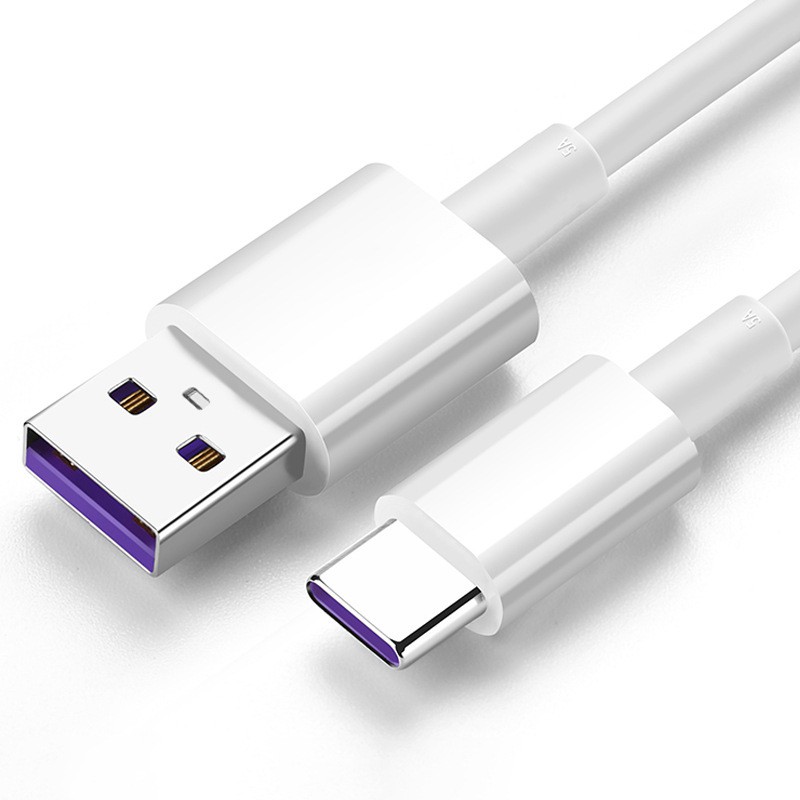 數據線5A資料線超級快充電線type c適用華為樂視手機USB閃充線PVC