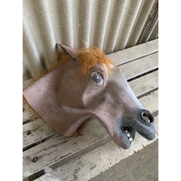 馬頭頭套 馬頭套 動物面具 搞怪面具