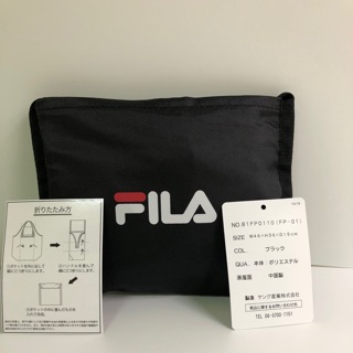 日本手提帶回 FILA專賣店購入大LOGO可收納購物袋