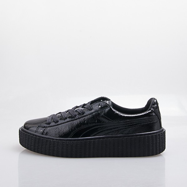 PUMA X Rihanna Creeper White Black  厚底復古鞋-黑 364465-01 零碼出清