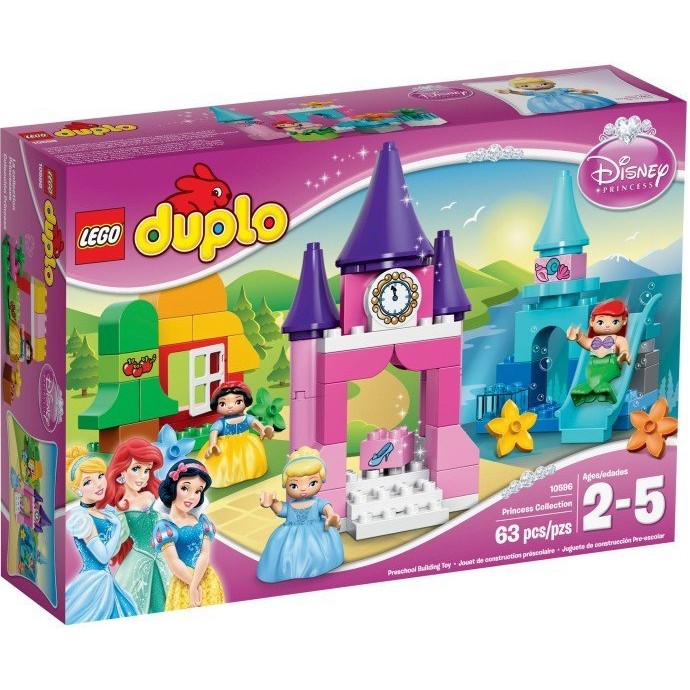 【積木樂園】樂高 LEGO 10596 DUPLO 得寶 迪士尼公主系列 白雪公主+灰姑娘+小美人魚