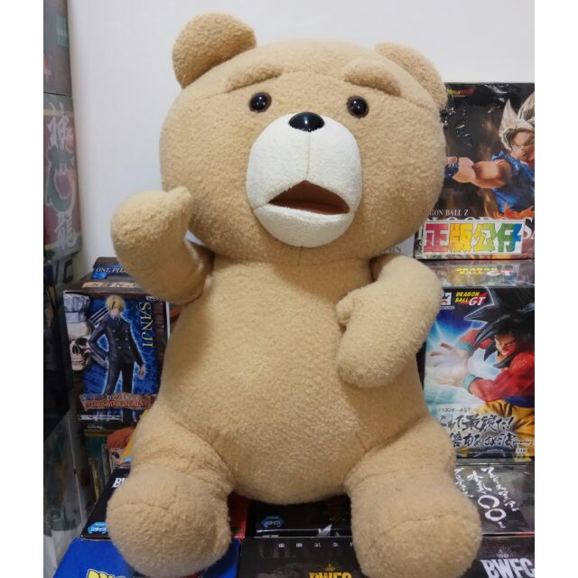 日本抓樂霸  巨無霸娃娃 45cm 正版泰迪 TED2 熊麻吉 日本空運