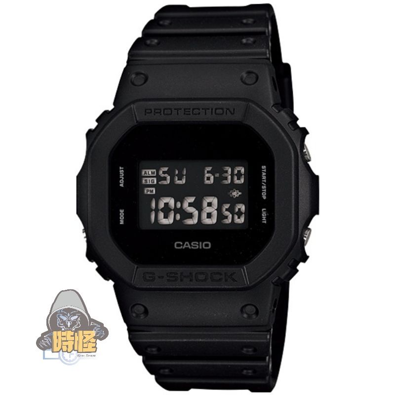 【CASIO】台灣卡西歐公司貨 G-SHOCK 經典熱銷運動錶 防水200米 -黑(DW-5600BB-1)