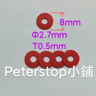 Peterstop小鋪~Sodastream漏氣填補接口面矽膠墊片_食品級_2號_2.7*8_明顯大傷痕