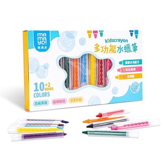 媽媽友mamayo kidzcrayon 12色水蠟筆 eslite誠品