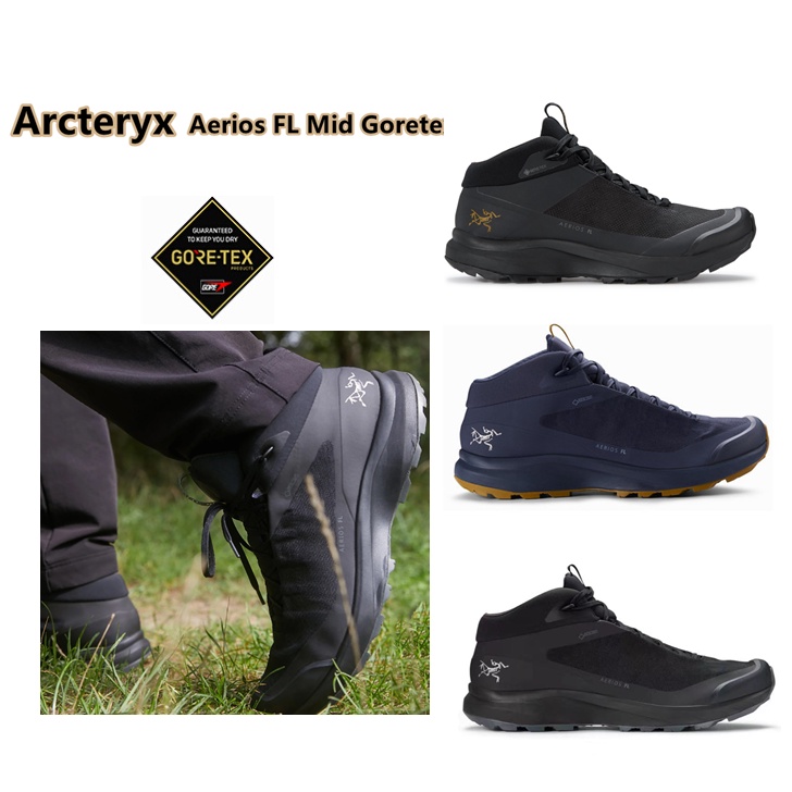 新款 始祖鳥 ARC’TERYX NORVAN GTX SL男款戶外輕量防水越野跑鞋登山徒步鞋