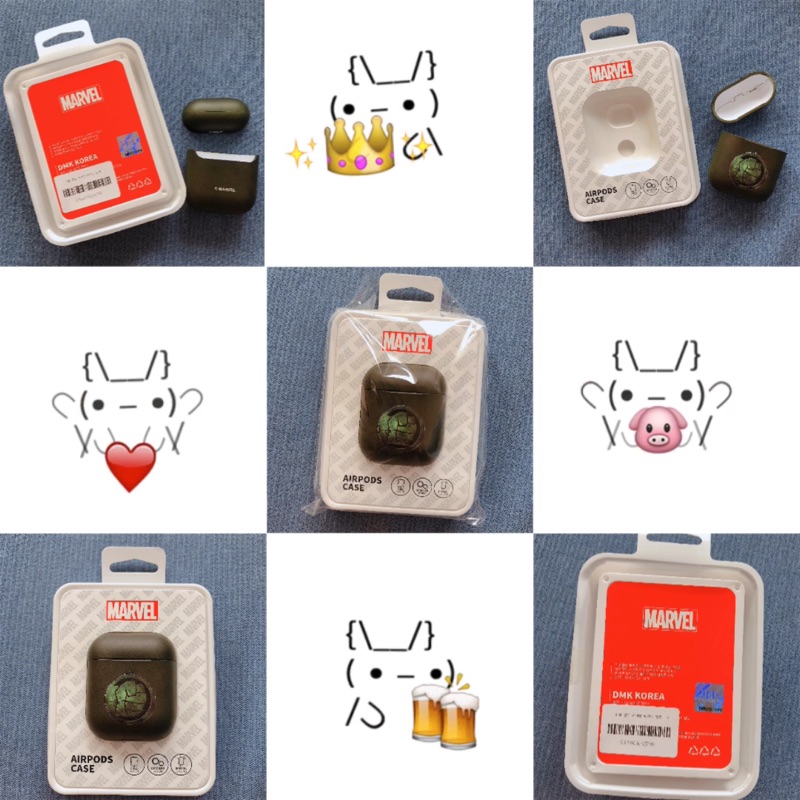💙卡卡pin小舖#MARVEL漫威浩克無線耳機保護殼#韓國🇰🇷大創小物#綠巨人浩克#Ok免運費