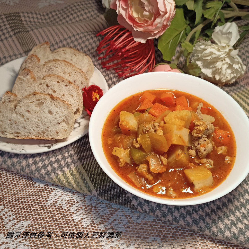 PAPAの腹餓袋_義式野蔬豚肉咖哩Italian flavor Vegetable pork curry(6入)