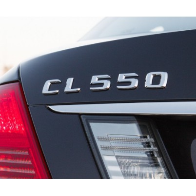 圓夢工廠 Benz 賓士 CL 2006~2014 C216 CL550 後車箱改裝鍍鉻銀字貼 字標 同原廠款式