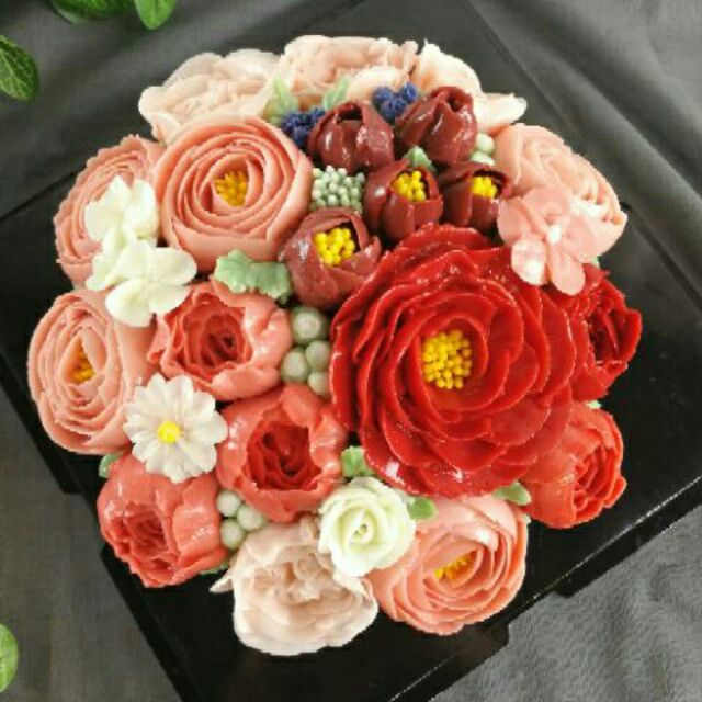貴氣優雅韓式擠花蛋糕~生日蛋糕/情人節蛋糕/婚禮蛋糕/派對蛋糕/母親節蛋糕