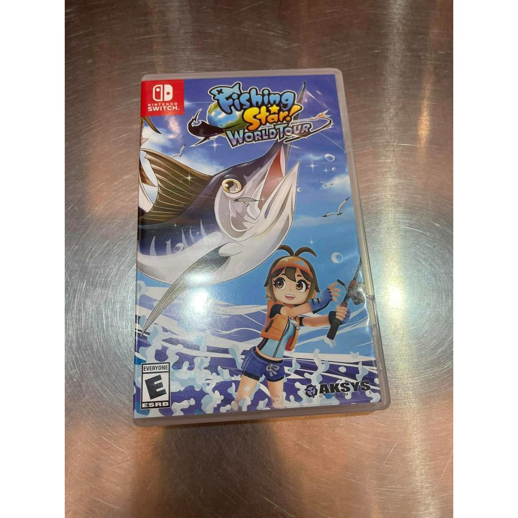 【哈電玩】SWITCH☆二手品☆釣魚明星世界巡迴賽 中文版