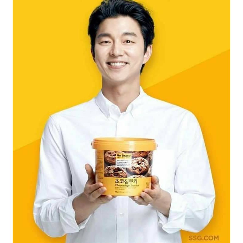 韓國超市限定販售 NO BRAND 口袋巧克力餅乾桶 400g