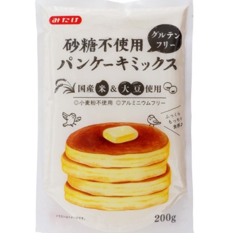 日本直送 Direct from Japan 日本選品 寶寶無糖鬆餅粉 兩包組合價每包200g 無鋁鬆餅粉無小麥 日本製